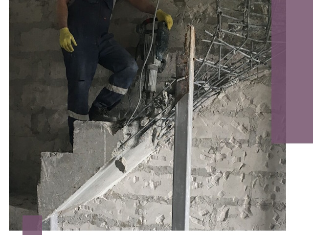 Демонтаж металлических и бетонных лестниц в Великом Устюге