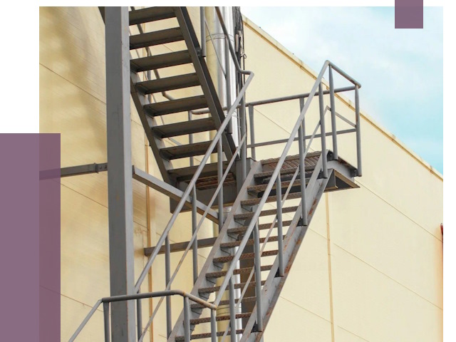 Пожарные лестницы в Великом Устюге от 12215 руб. — монтаж и продажа | ПРОЛЁТ-Влс