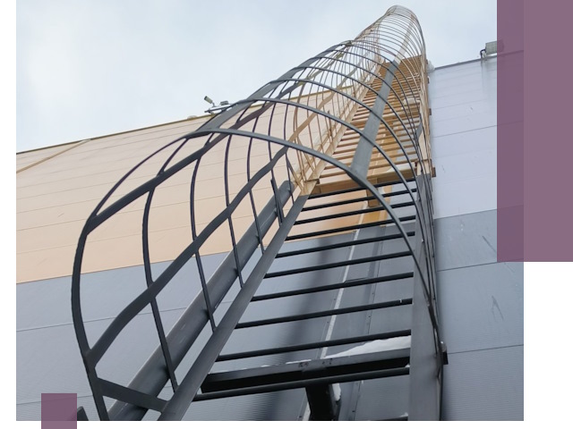 Изготовление и монтаж пожарных лестниц в Великом Устюге профессионально