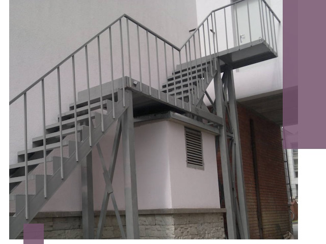 Монтаж пожарных лестниц под ключ в Великом Устюге с гарантией качества