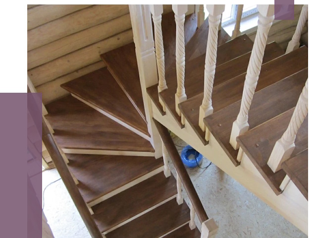 Реставрация деревянных лестниц в Великом Устюге от 4275 руб.