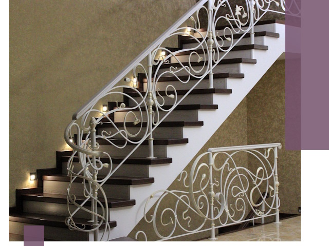 Кованые лестницы под ключ в Великом Устюге — изготовление и монтаж
