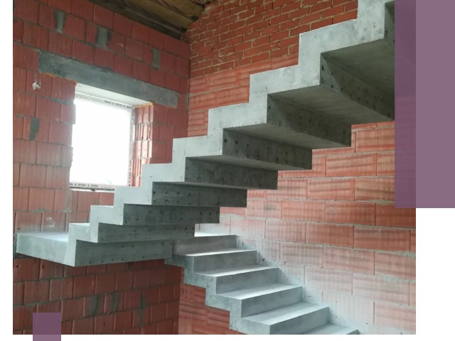 Бетонные лестницы под ключ в Великом Устюге: монтаж, демонтаж, ремонт