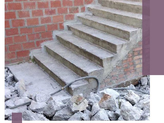 Демонтаж бетонных лестниц в Великом Устюге: быстро и безопасно