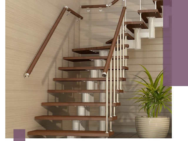 Изготовление модульных лестниц под ключ в Великом Устюге