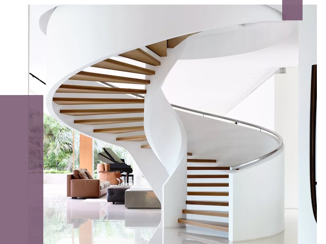 Винтовые лестницы в Великом Устюге под ключ от 48350 руб. | ПРОЛЁТ-Влс