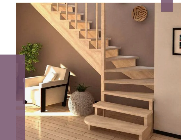 Изготовление Г-образных лестниц в Великом Устюге от 18831 руб. 