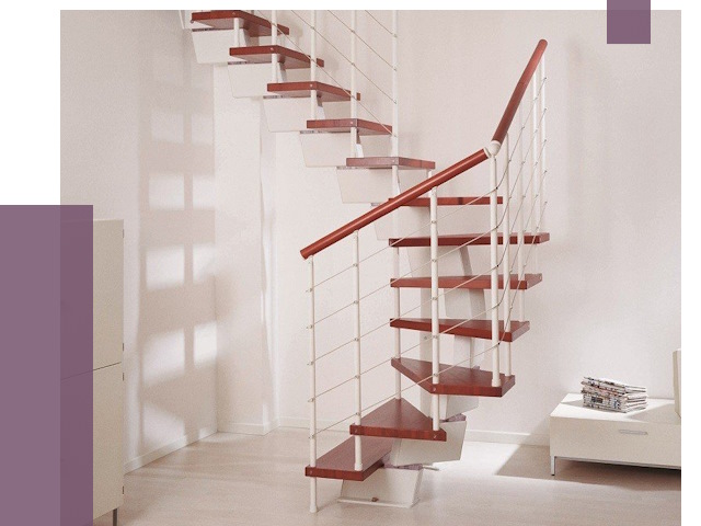 Изготовление лестниц на больцах в Великом Устюге от 9670 руб. | ПРОЛЁТ-Влс