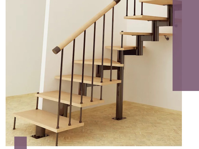 Монтаж лестниц на больцах в Великом Устюге — быстро и надежно