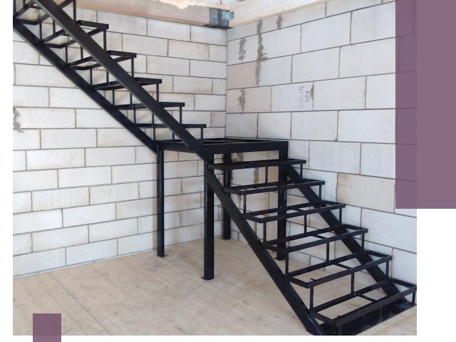 Лестницы на металлокаркасе под ключ в Великом Устюге — изготовление и монтаж