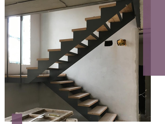 Изготовление лестниц на металлокаркасе в Великом Устюге от производителя