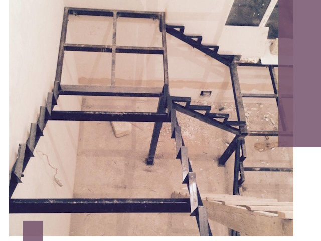 Монтаж лестниц на металлокаркасе в Великом Устюге быстро и качественно