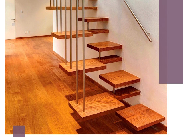 Лестницы «гусиный шаг» на заказ в Великом Устюге для узких пространств