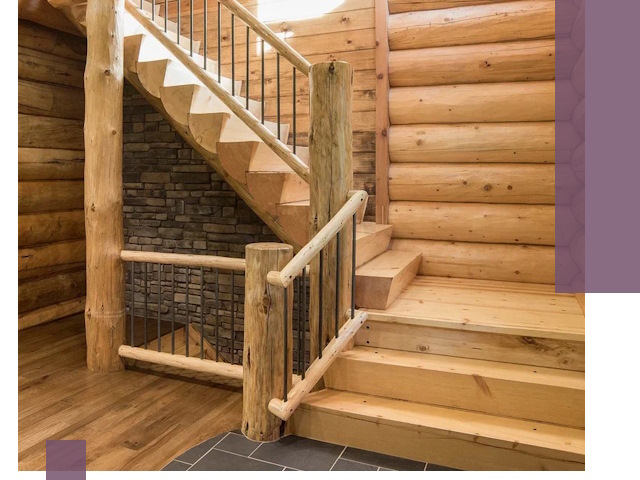 Лестницы в баню под заказ и профессиональный монтаж в Великом Устюге