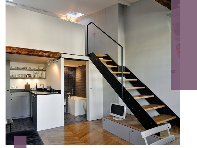 Лестницы на антресоль под ключ в Великом Устюге — изготовление и монтаж