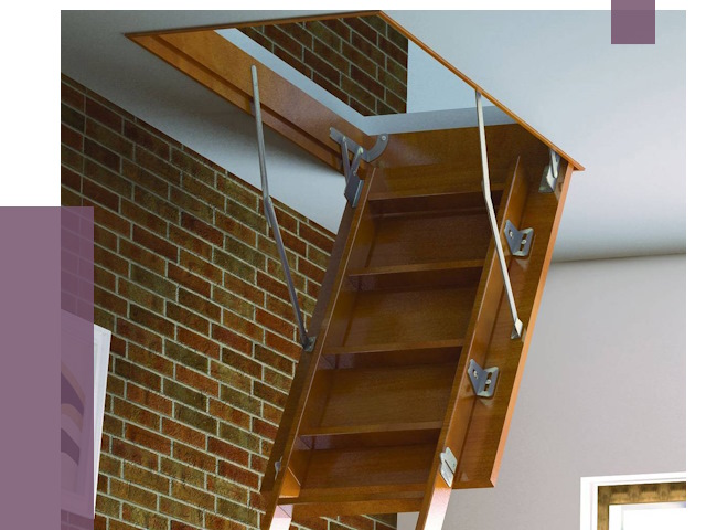 Установка чердачной лестницы в Великом Устюге от 7787 руб. | ПРОЛЁТ-Влс