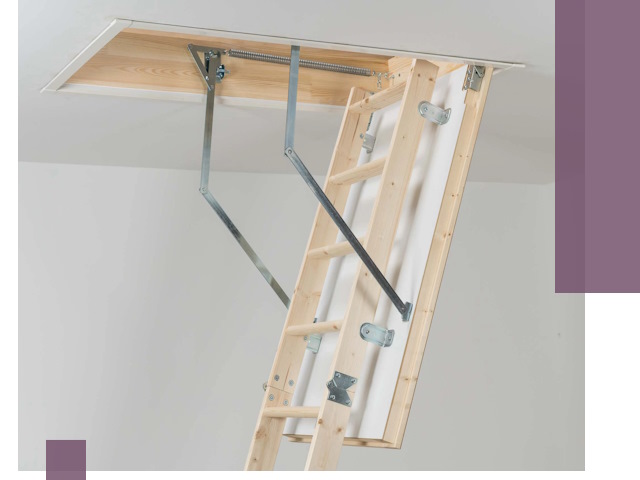 Установка чердачной лестницы под ключ в Великом Устюге