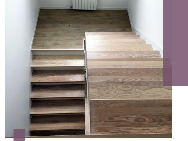 Тонировка лестниц в Великом Устюге: качественно и долговечно