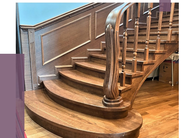 Дубовые лестницы под ключ в Великом Устюге от 175588 руб. — ПРОЛЁТ-Влс