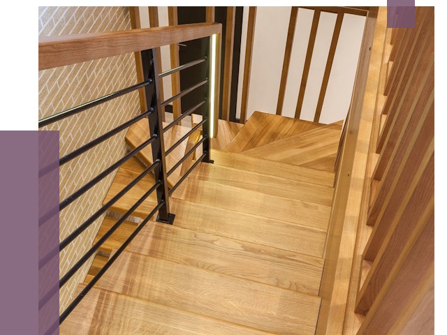 Лестницы из ясеня в Великом Устюге под ключ от 9975 руб. 