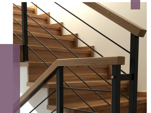 Обшивка металлической лестницы деревом в Великом Устюге от 4326 руб. 