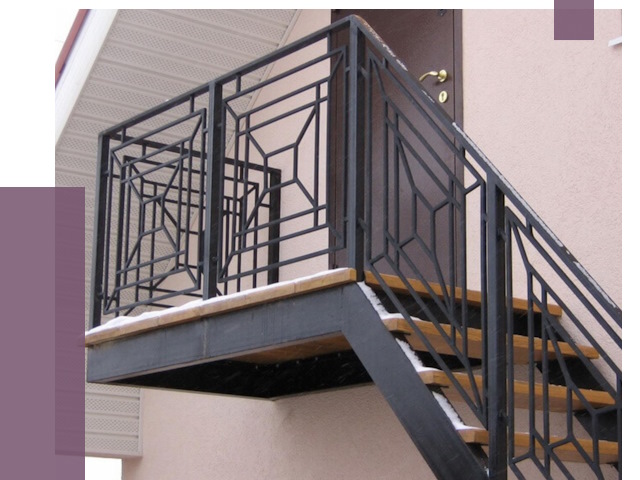 Металлические перила в Великом Устюге от 4275 руб.  | ПРОЛЁТ-Влс