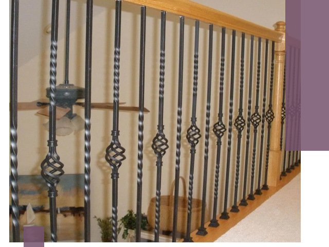 Изготовление и монтаж кованных перил в Великом Устюге под ключ