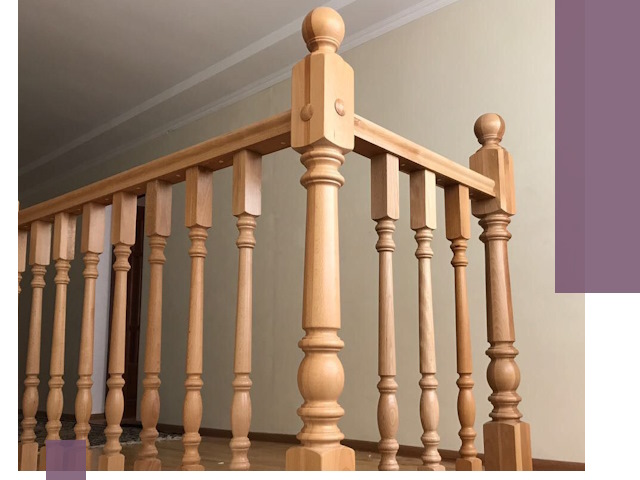 Деревянные перила на заказ в Великом Устюге: монтаж и изготовление