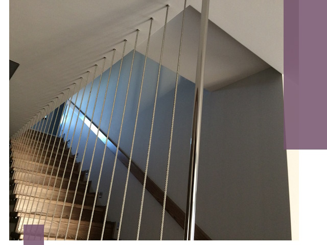 Тросовые перила под ключ в Великом Устюге — производство и монтаж