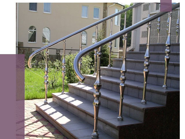 Перила для крыльца в Великом Устюге от 10688 руб. — монтаж ПРОЛЁТ-Влс