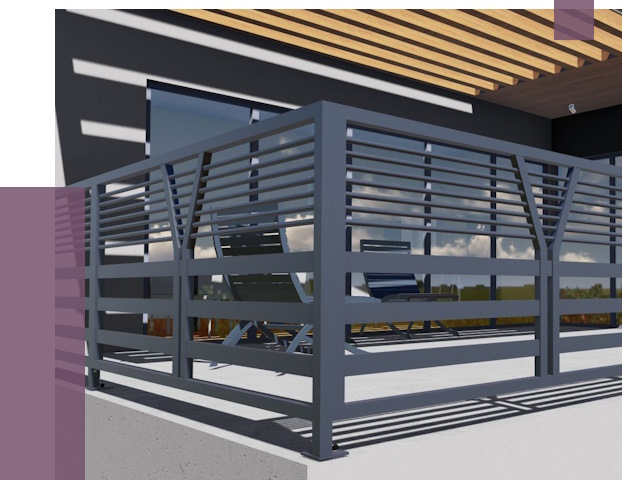 Изготовление балконных ограждений в Великом Устюге от 10688 руб. | ПРОЛЁТ-Влс