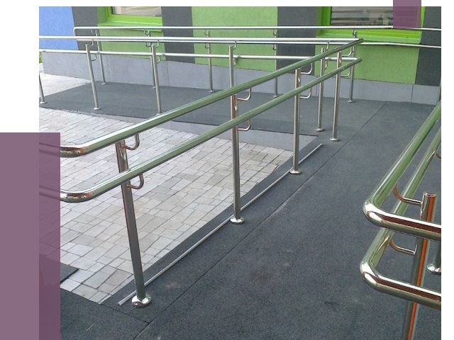 Ограждения пандусов в Великом Устюге от 4326 руб. монтаж | ПРОЛЁТ-Влс