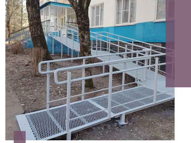 Пандусы под ключ в Великом Устюге: изготовление, монтаж и демонтаж