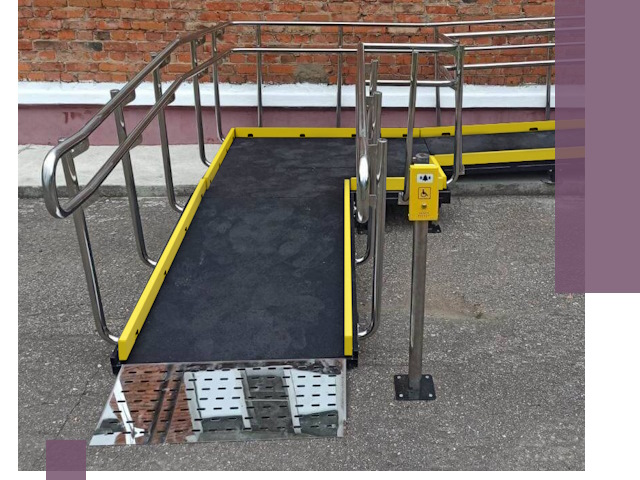 Изготовление наклонных пандусов для инвалидов в Великом Устюге