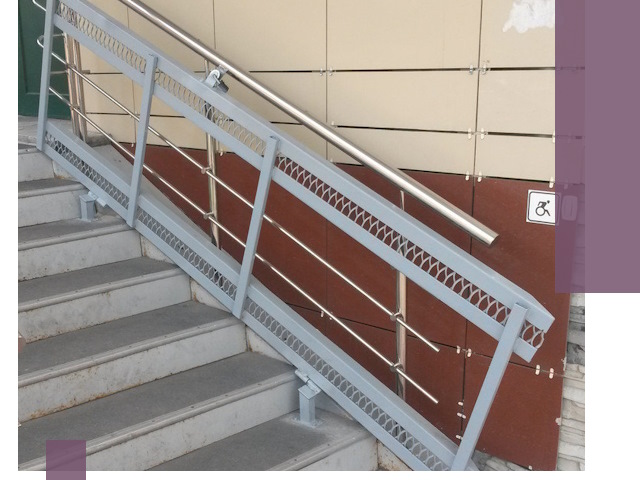 Изготовление откидных пандусов под ключ в Великом Устюге