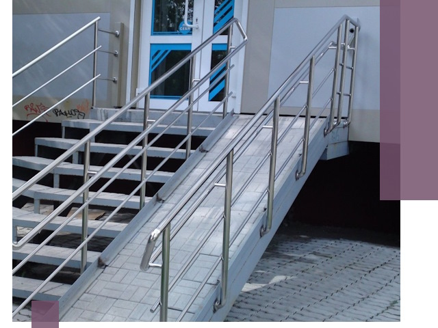 Пандус на крыльцо под ключ в Великом Устюге: монтаж и изготовление