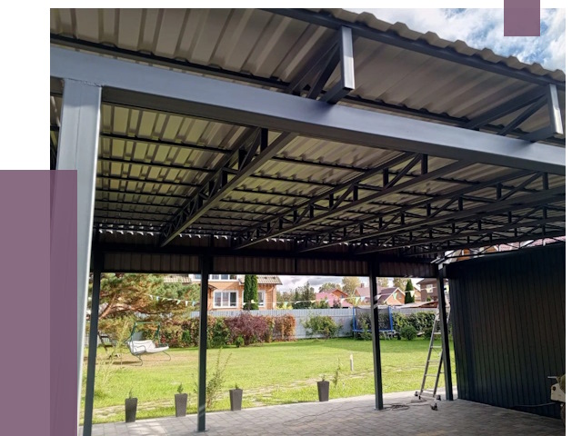 Монтаж навесов в Великом Устюге от 7329 руб. — установка навеса | ПРОЛЁТ-Влс