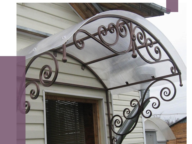 Изготовление козырьков в Великом Устюге от 7329 руб. — заказать | ПРОЛЁТ-Влс