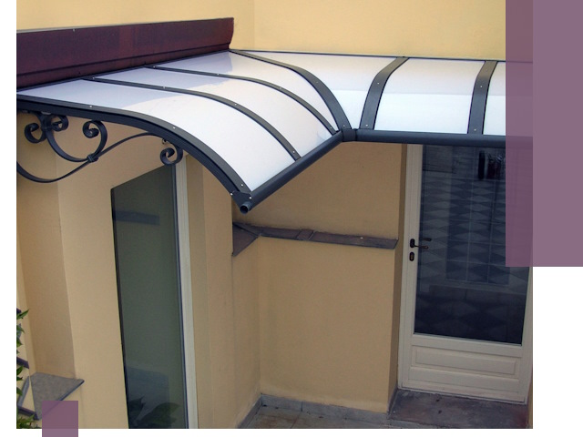 Монтаж козырьков любой сложности в Великом Устюге под ключ