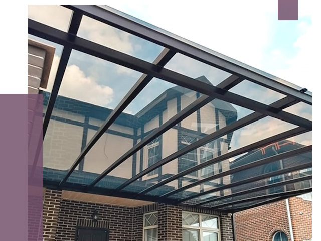 Навесы из поликарбоната в Великом Устюге от 8571 руб. под ключ — ПРОЛЁТ-Влс