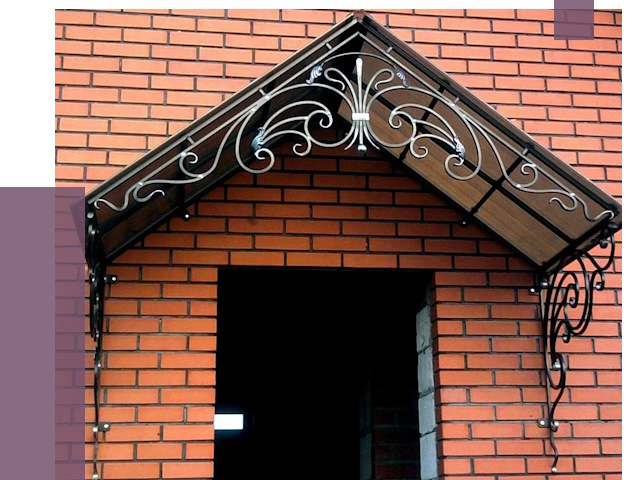 Металлические козырьки в Великом Устюге от 10637 руб. 