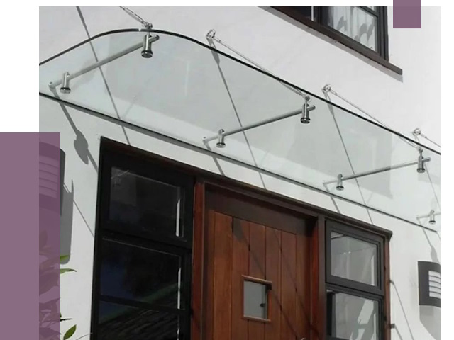 Стеклянные козырьки в Великом Устюге от 18831 руб. | ПРОЛЁТ-Влс