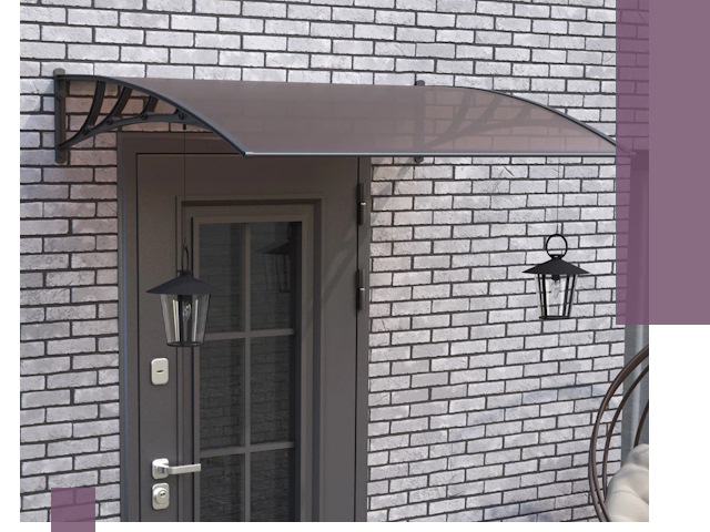 Недорогие козырьки и навесы под ключ в Великом Устюге