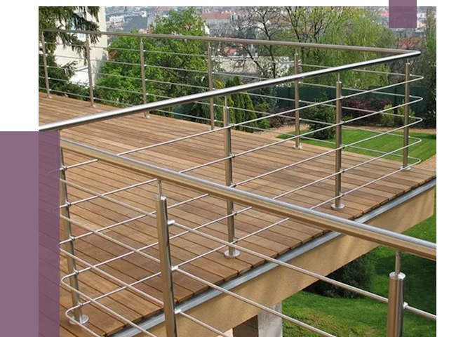 Алюминиевые парапеты в Великом Устюге под ключ от 7736 руб. 