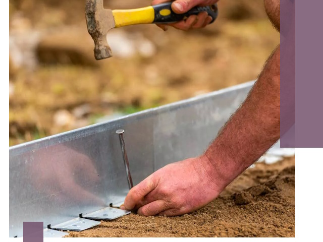 Монтаж металлических бордюров в Великом Устюге быстро и качественно