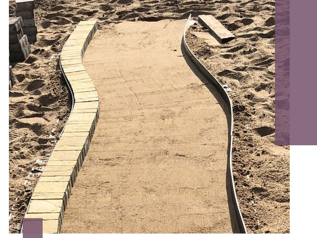 Металлические бордюры для тротуаров в Великом Устюге — прочные и долговечные