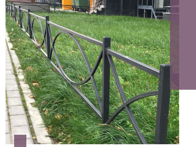 Газонные ограждения из металла в Великом Устюге — монтаж и продажа