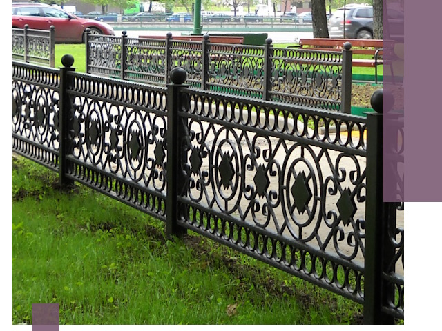 Секционные газонные ограждения под ключ в Великом Устюге