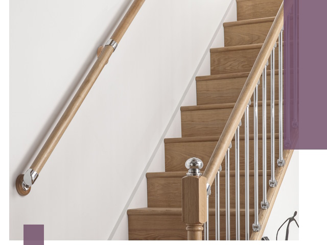 Пристенные поручни из стали и нержавейки под монтаж в Великом Устюге